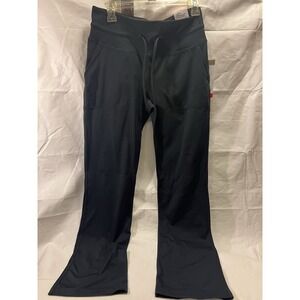 Mondetta Women's M High-Rise Flare Pant Black with Pockets & Drawstring Waist